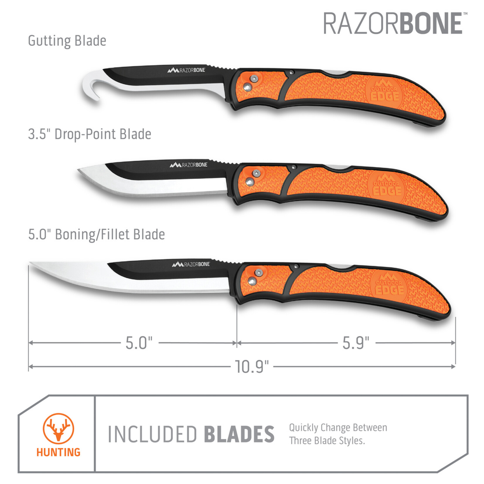 Outdoor Edge Outdoor Edge RazorBone RBB-20C Knife