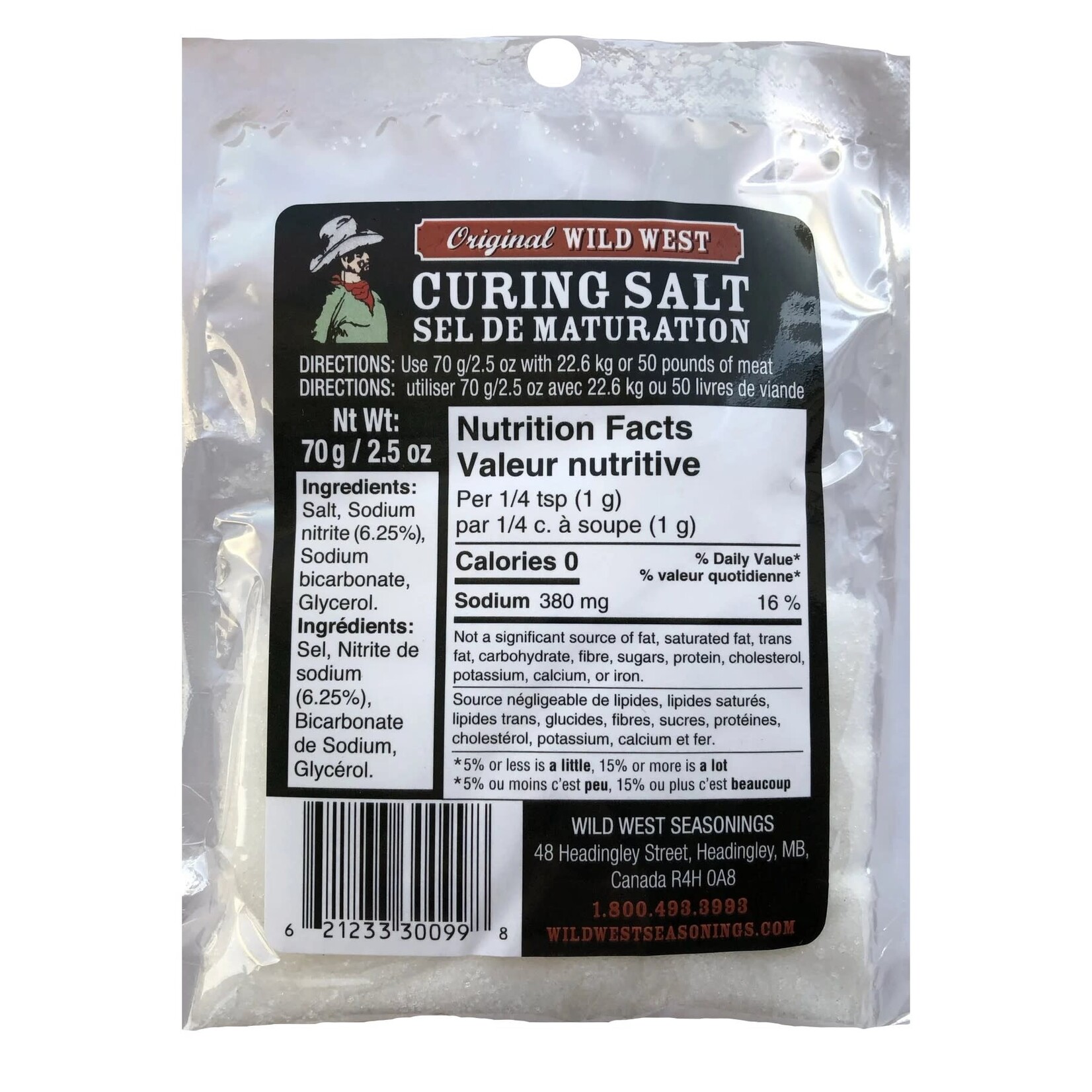 Wild West Wild West Curing Salt 2.5 oz