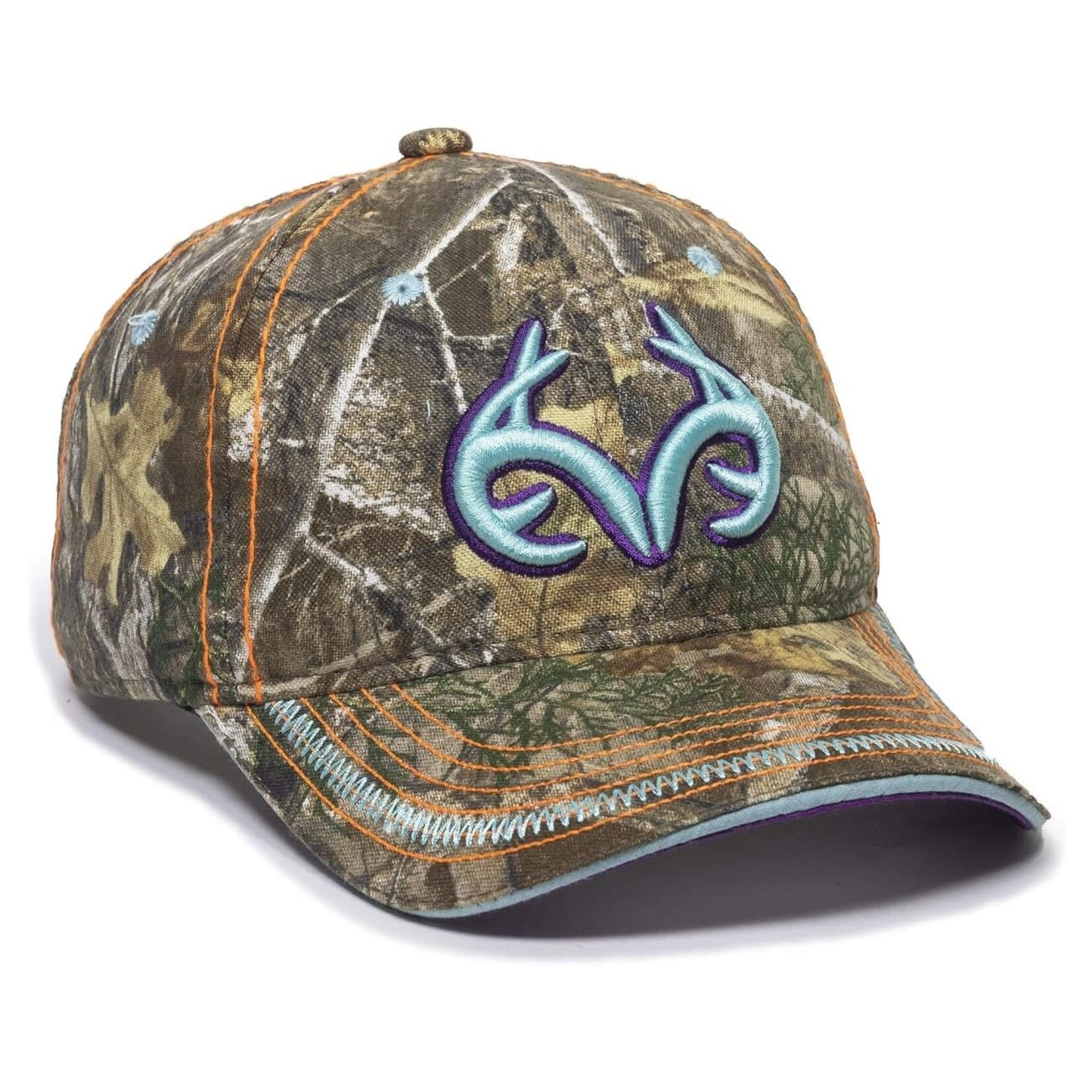 Outdoor Cap Realtree Edge Teal Logo Hat