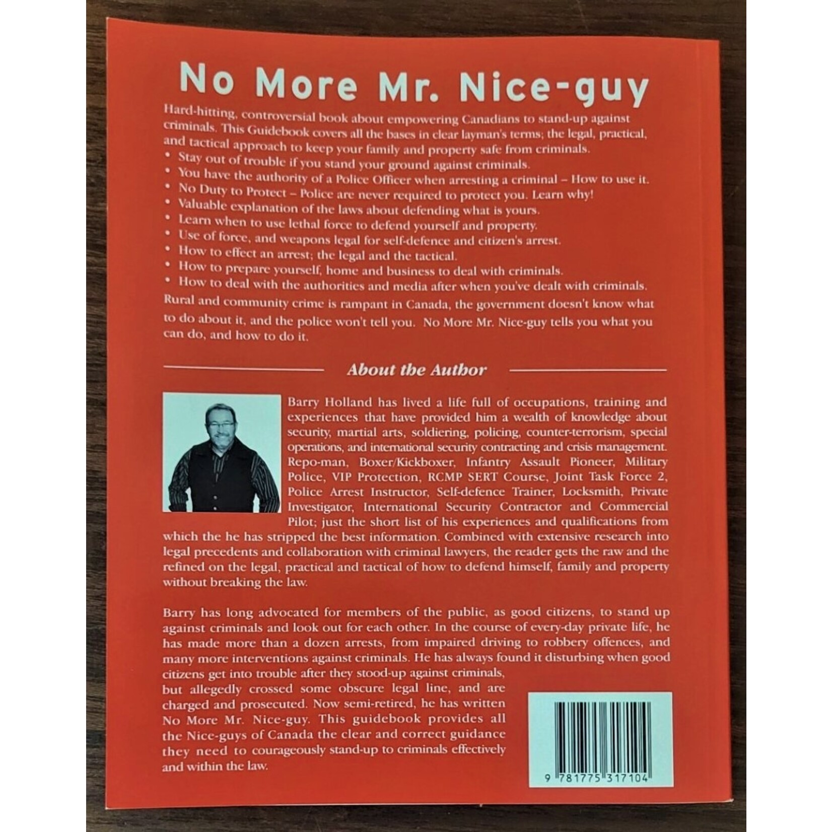 No More Mr. Nice Guy: A Guide to Defending Yourself, Family, and Property in Canada