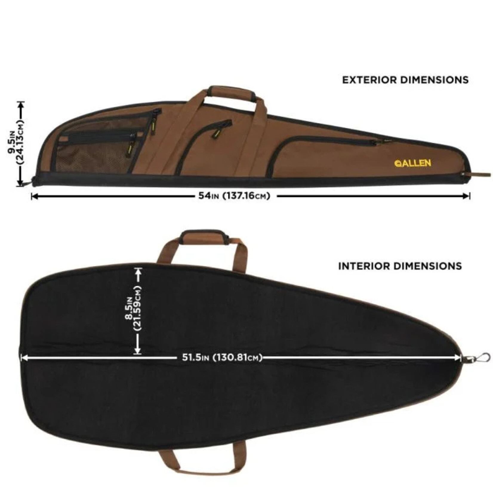 Allen Allen Daytona 4 Pocket Rifle Case 52"