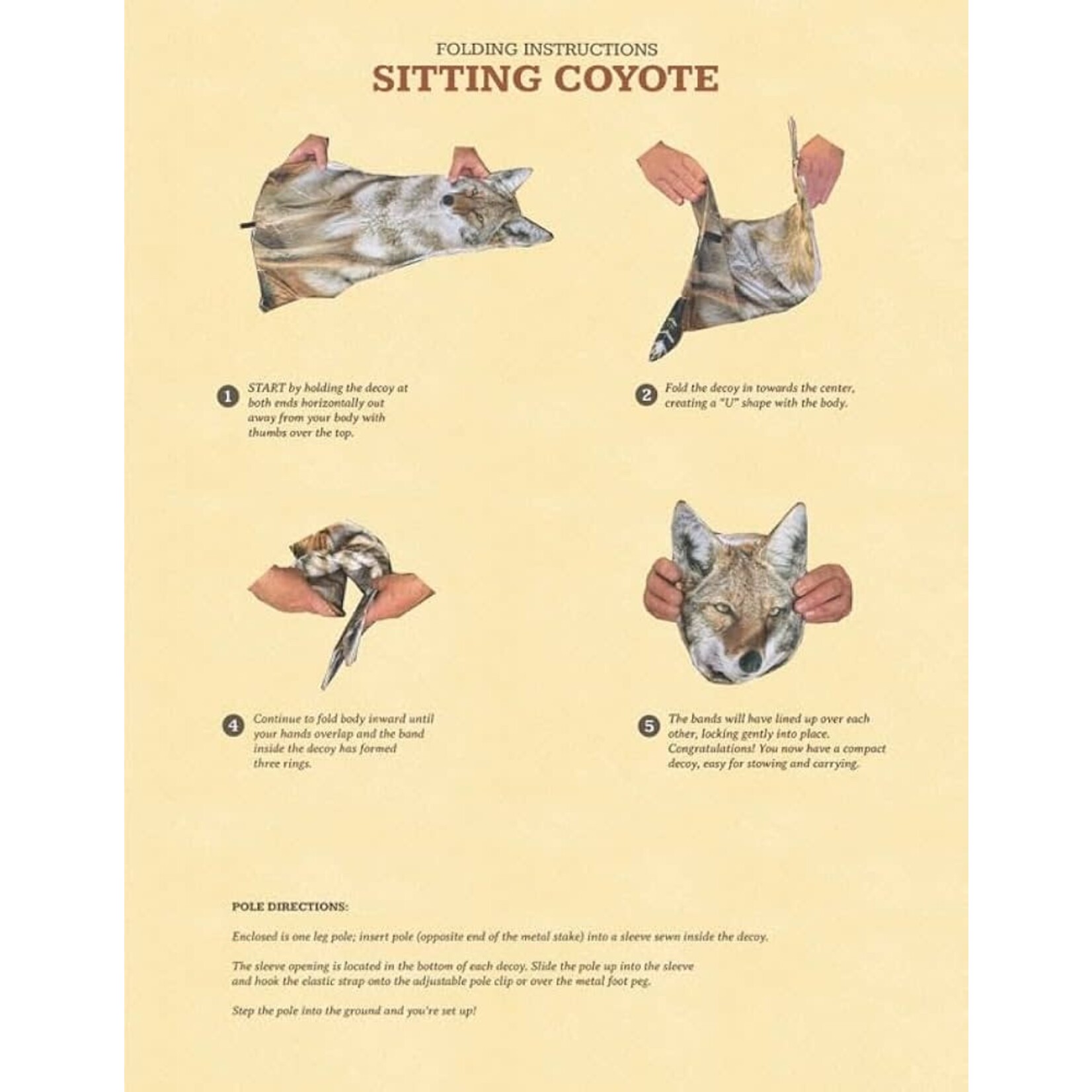 Montana Decoy Co. Montana Decoy Sitting Coyote Decoy