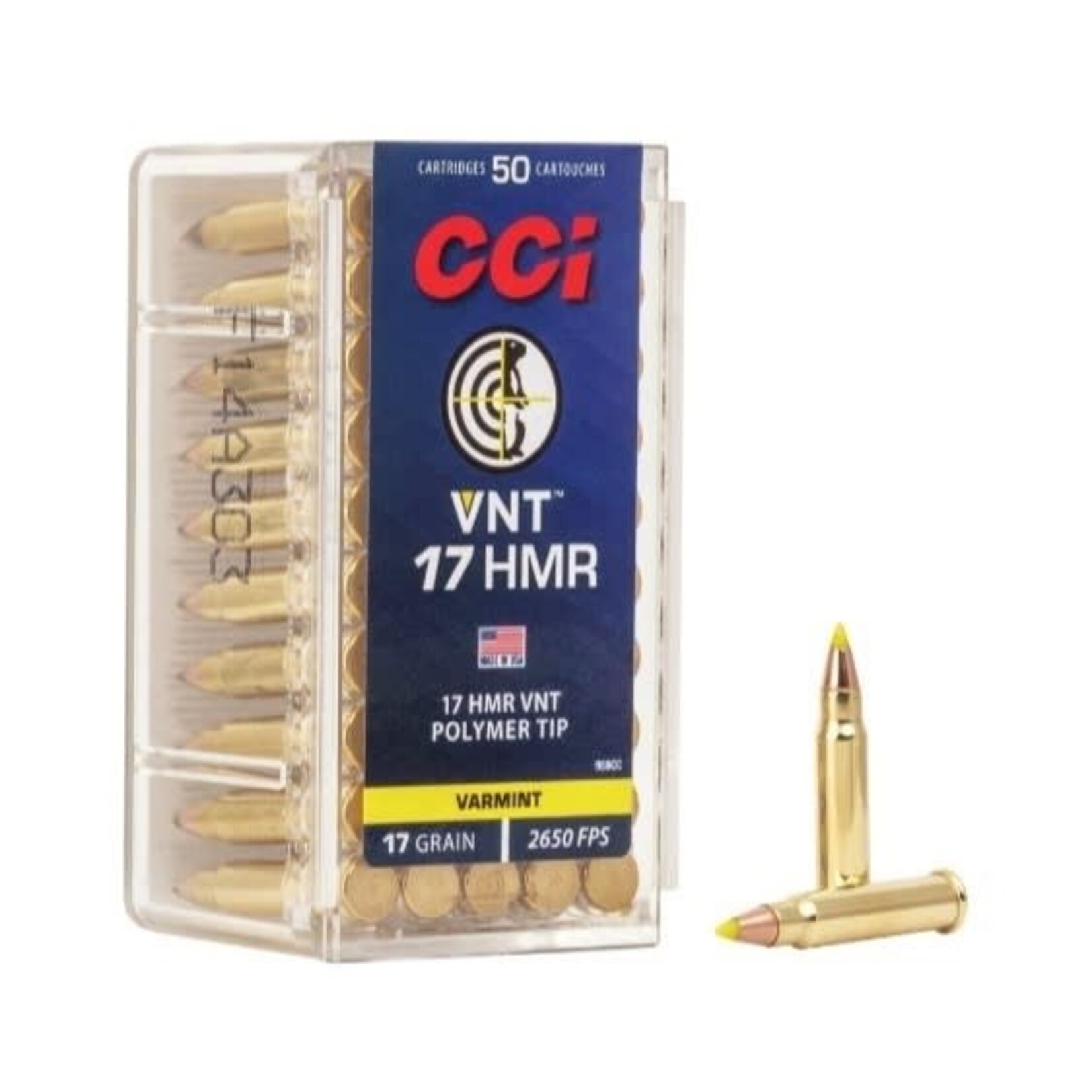 CCI CCI VNT 17 hmr 17 gr 50 rnds