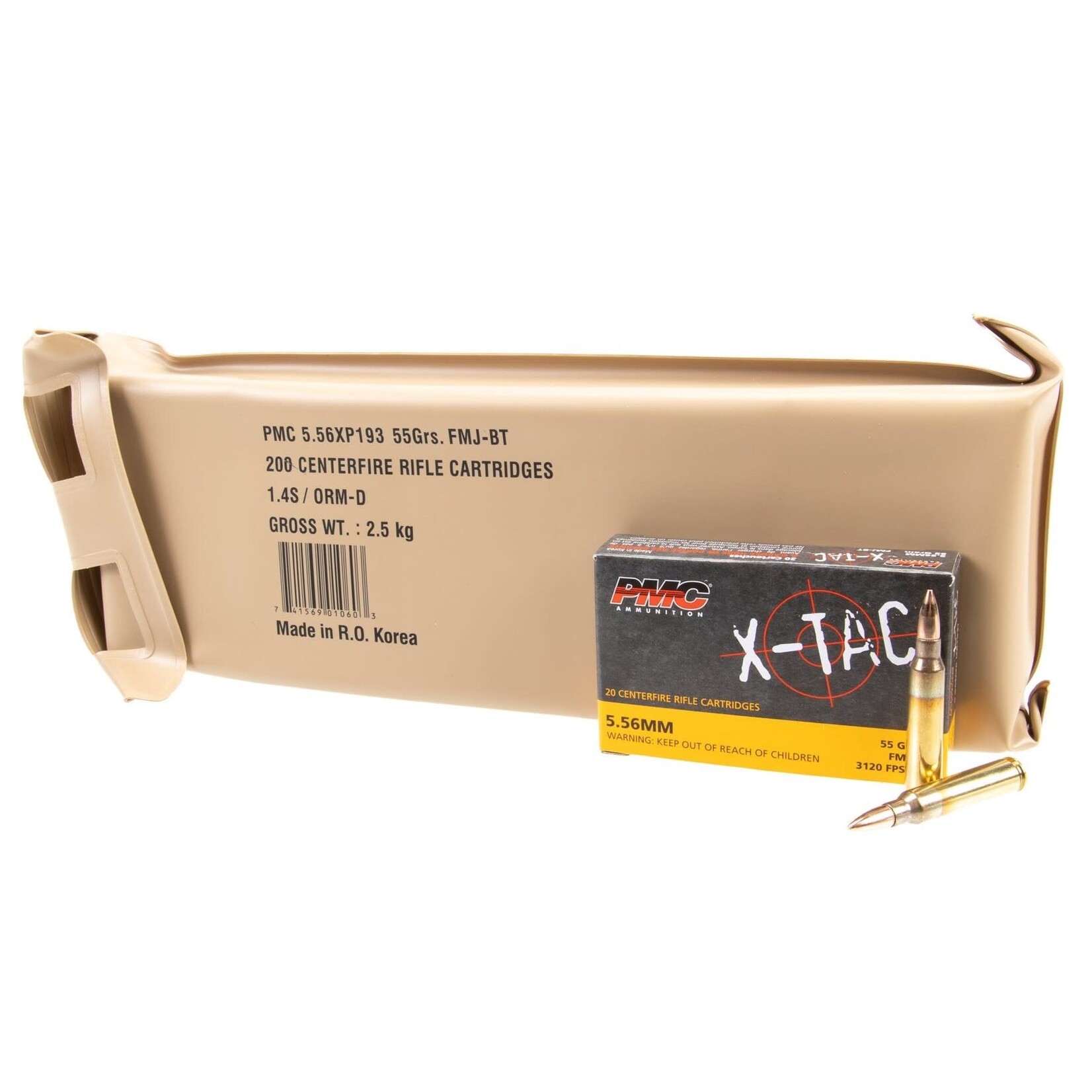 PMC PMC Battle Pack 5.56 Nato 55 gr FMJ 200 rnds