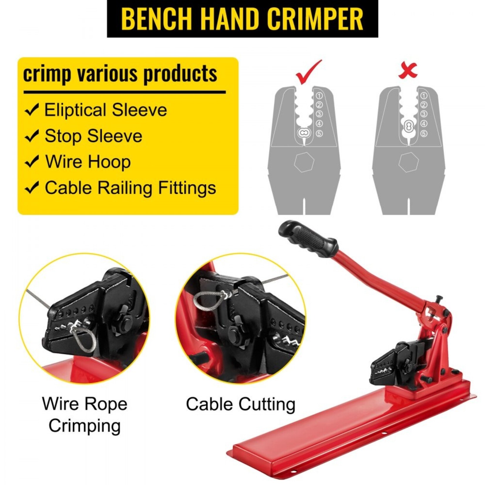 Bench Mounted Swager