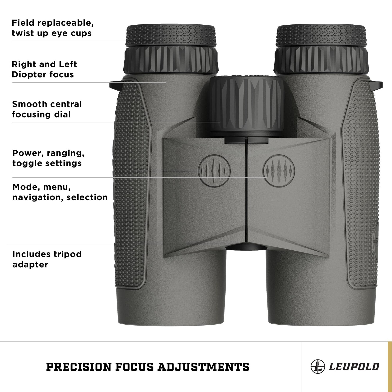 Leupold Leupold BX-4 Range HD TBR/W 10x42 Rangefinding Binocular