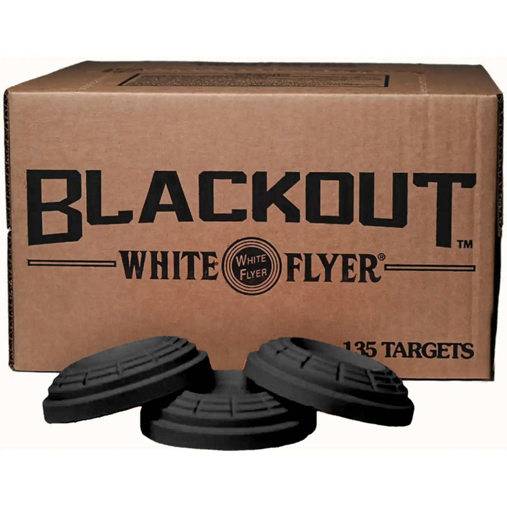 White Flyer White Flyer Blackout Clays Sporting All Black 135 Targets