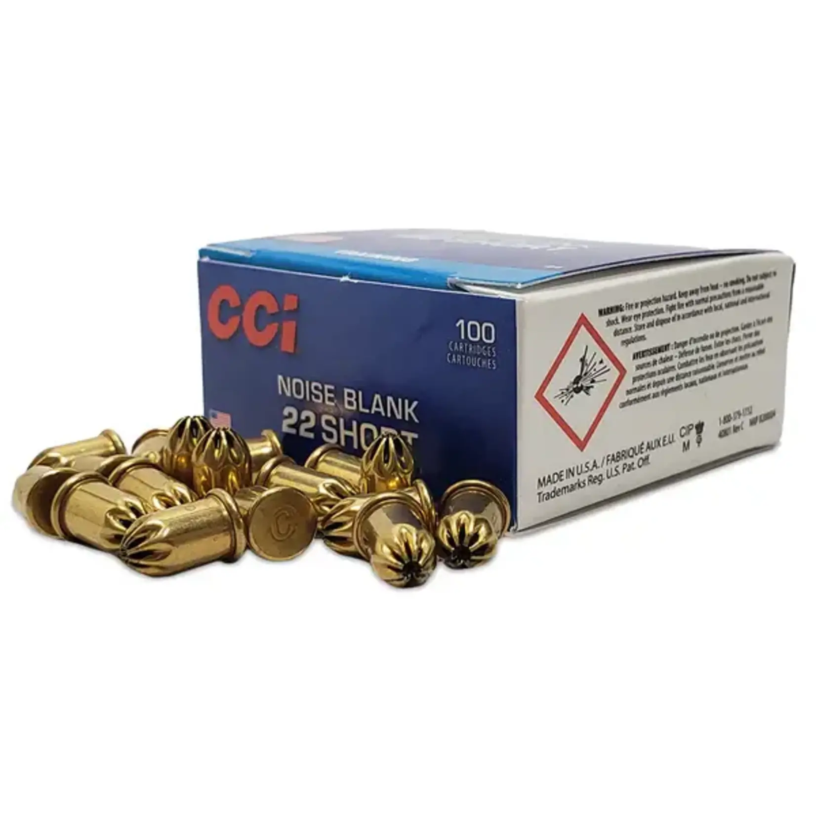 CCI CCI 22 Short Noise Blanks, 100 rnds