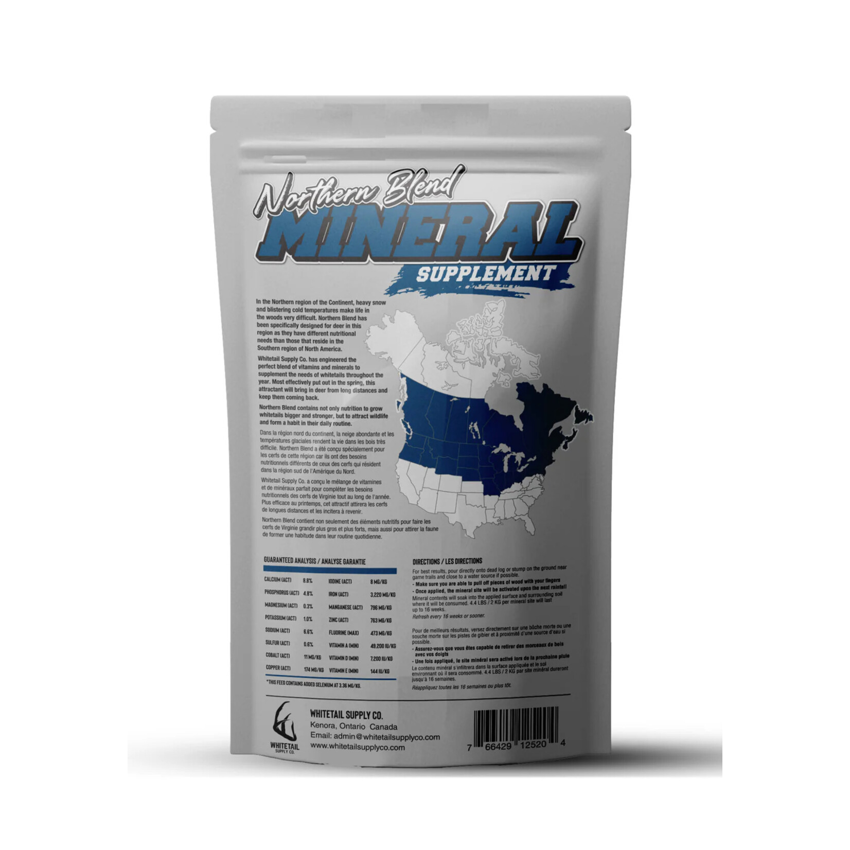 Whitetail Supply Co. Northern Blend Mineral Supplement Vanilla Molasses - 1.81 kg
