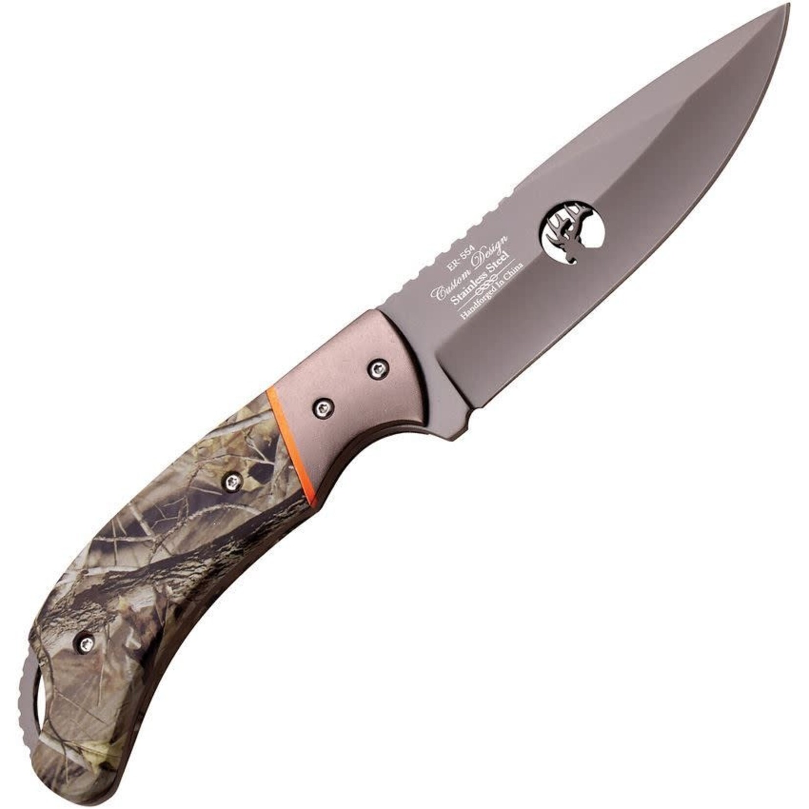 Elk Ridge Elk RidgeER-554CA  7.75" Fixed Blade Knife