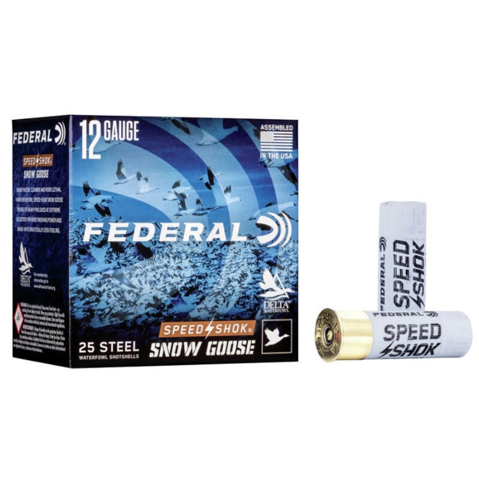 Federal 12 ga Steel - Federal Snow Goose Speed Shok 3" #2 1 1/4 oz 25 rnds