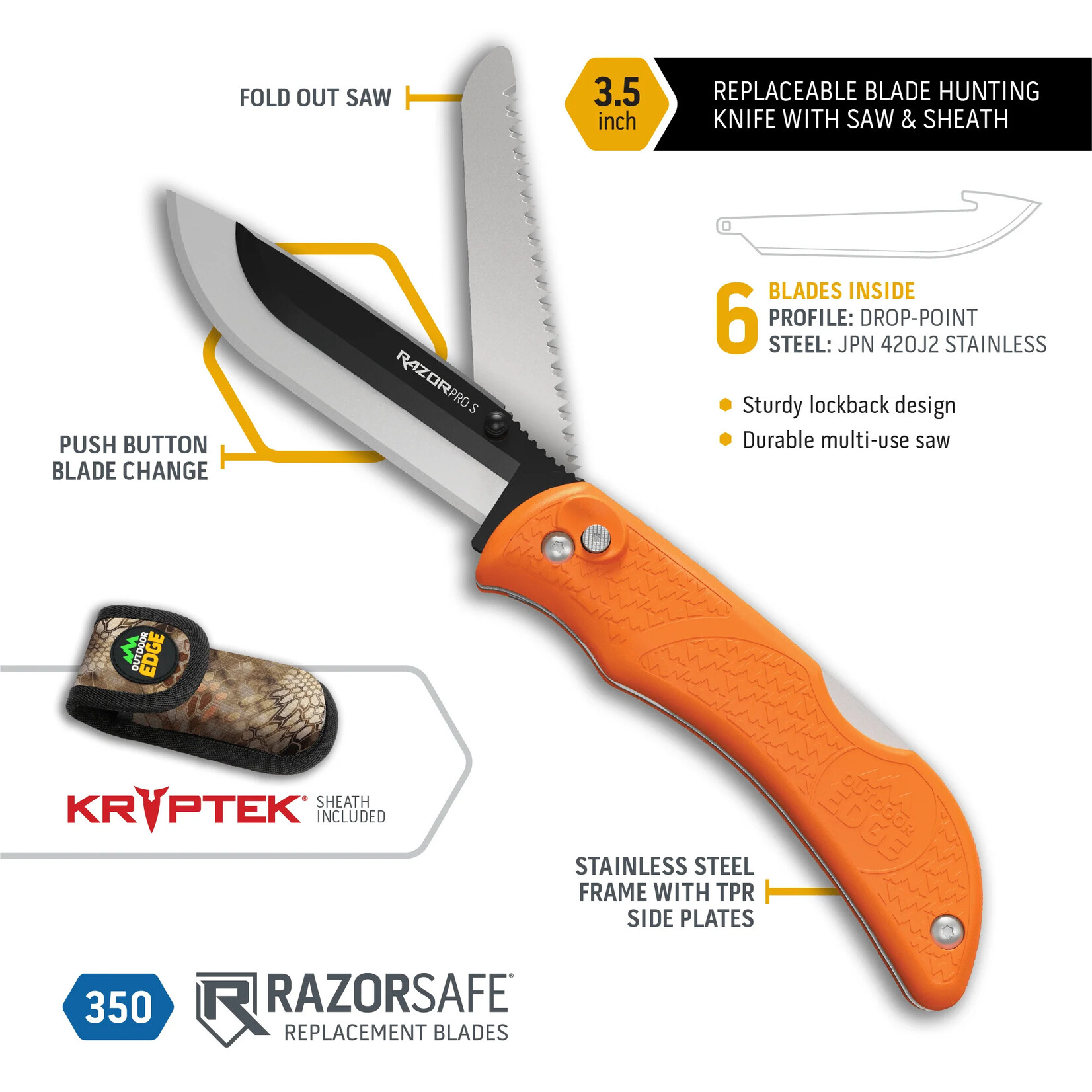 Outdoor Edge Outdoor Edge Razor Pro S Folding Knife