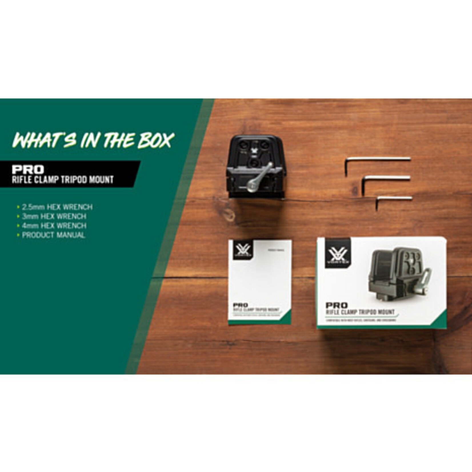 Vortex Vortex Pro Rifle Clamp Tripod Mount