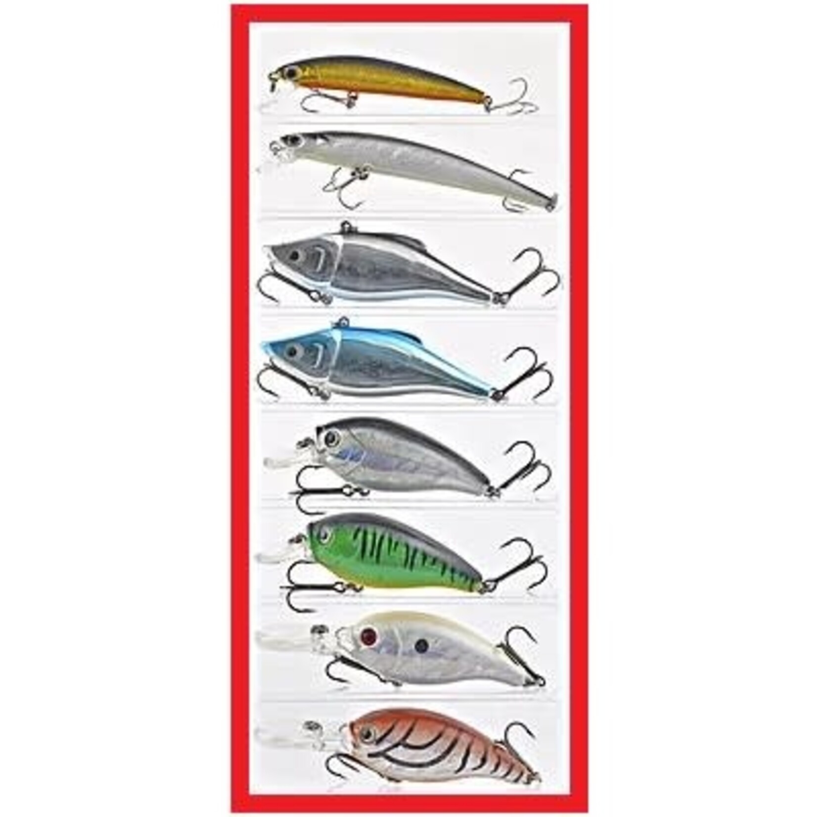 South Bend South Bend Ready 2 Fish Hardbait Assortment 8 pk