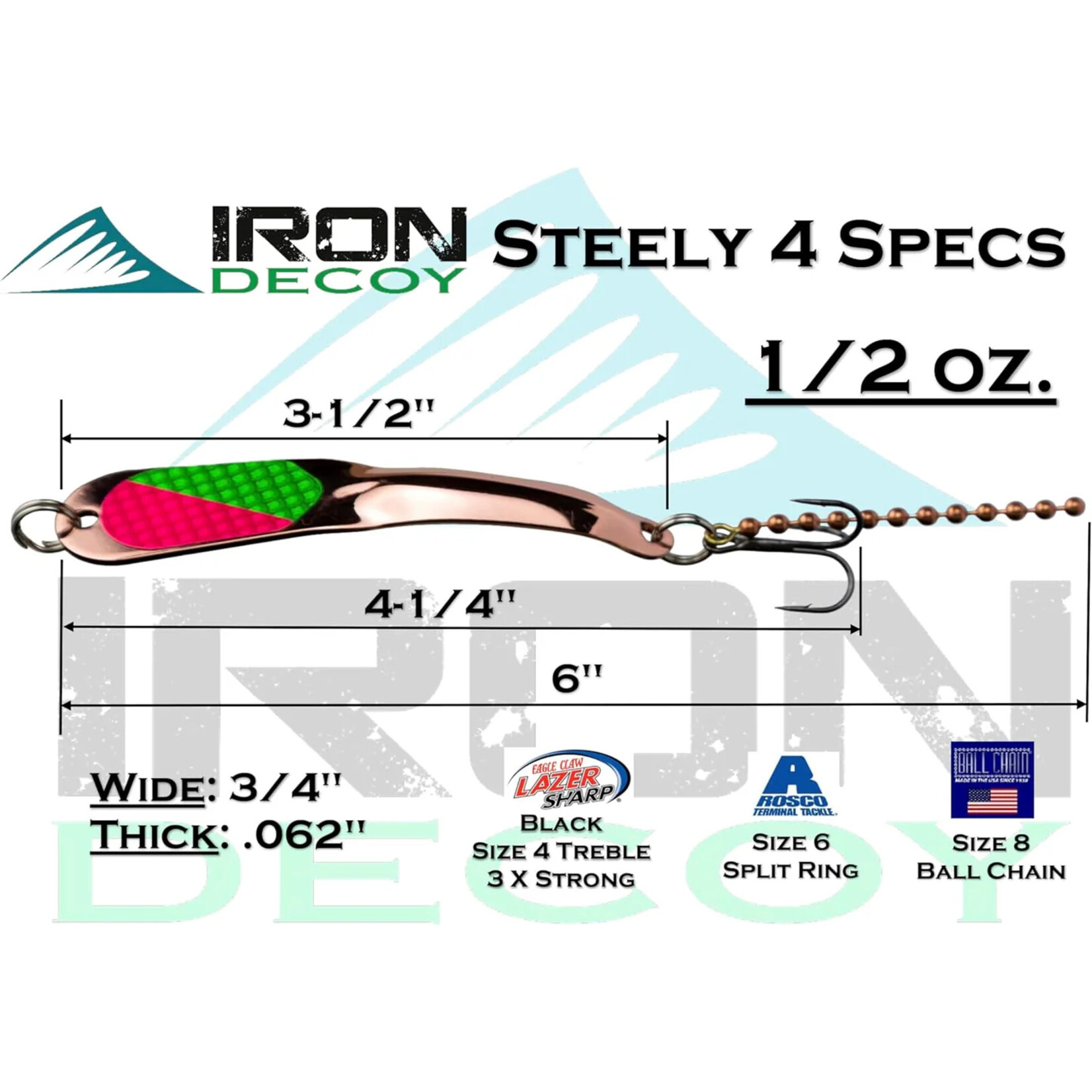 Iron Decoy Steely 4 Spoon Lure