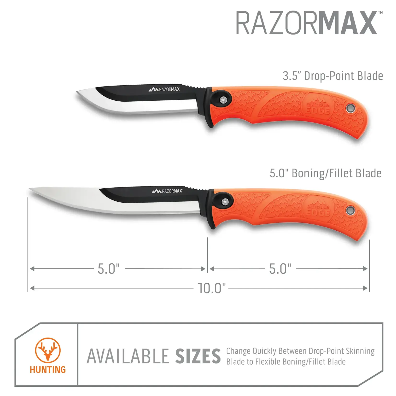 Outdoor Edge Outdoor Edge Razor Max Fixed Blade Knife - 6 Blades