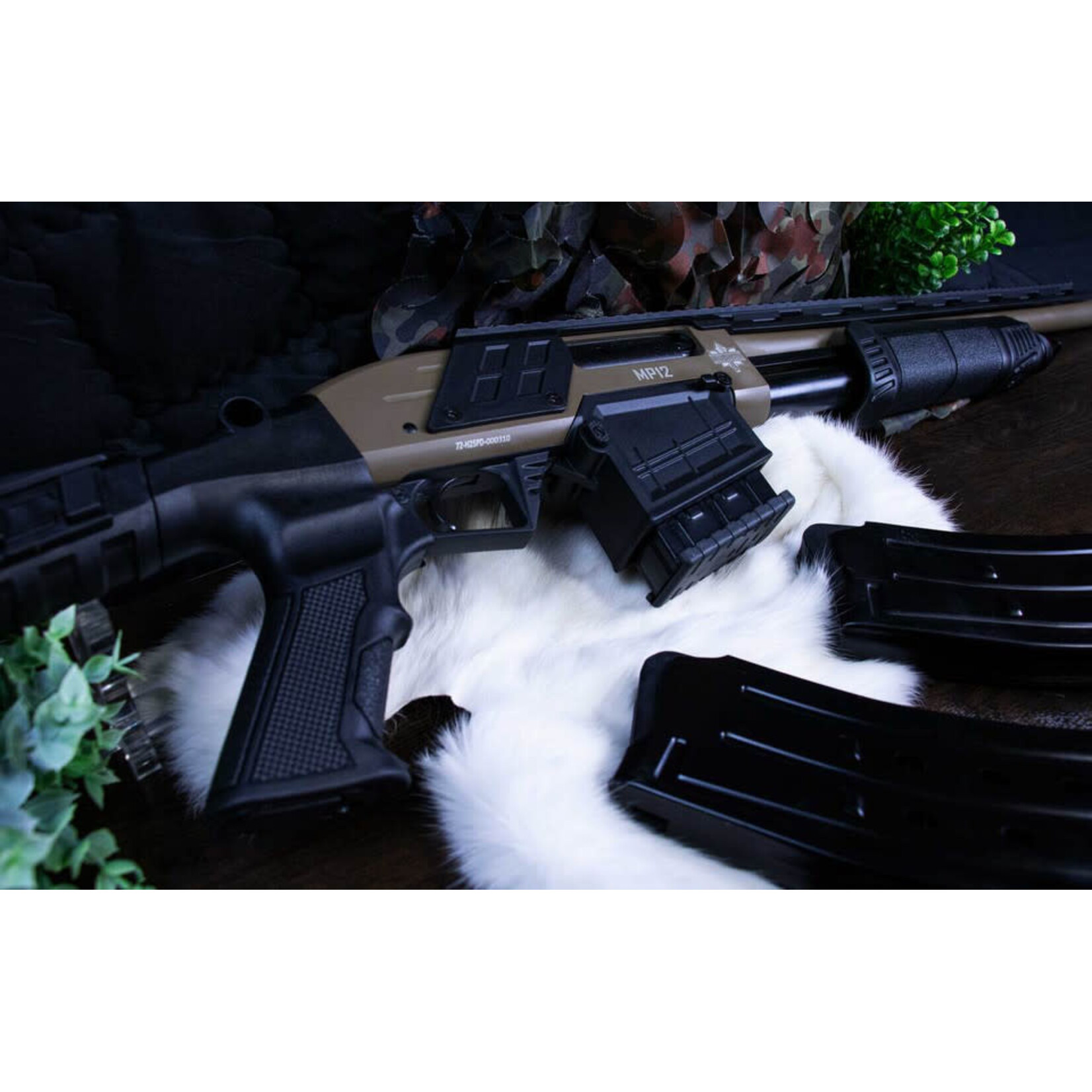 Revolution Armory 12 ga - Revolution Armory MP12 FDE TRP Pump Action Shotgun 20"