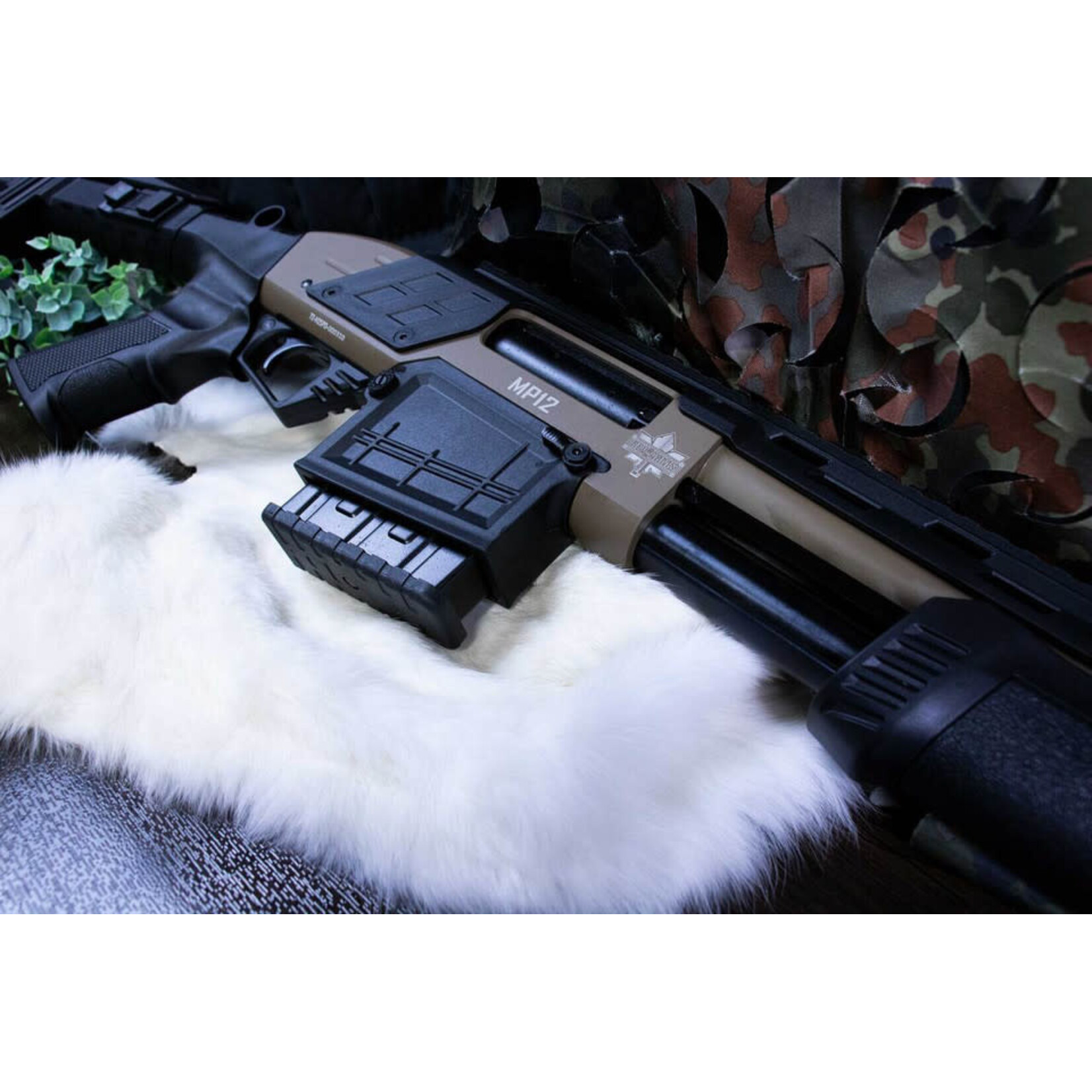 Revolution Armory 12 ga - Revolution Armory MP12 FDE TRP Pump Action Shotgun 20"