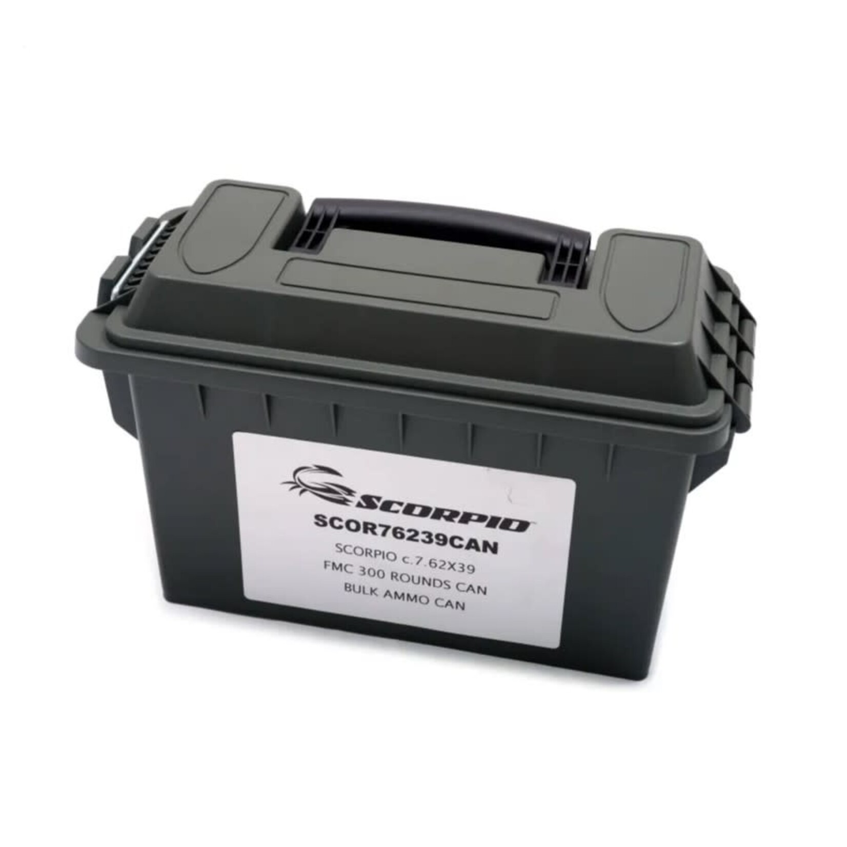 Scorpio Scorpio 7.62x39 FMC 300 rnds Bulk Ammo Can