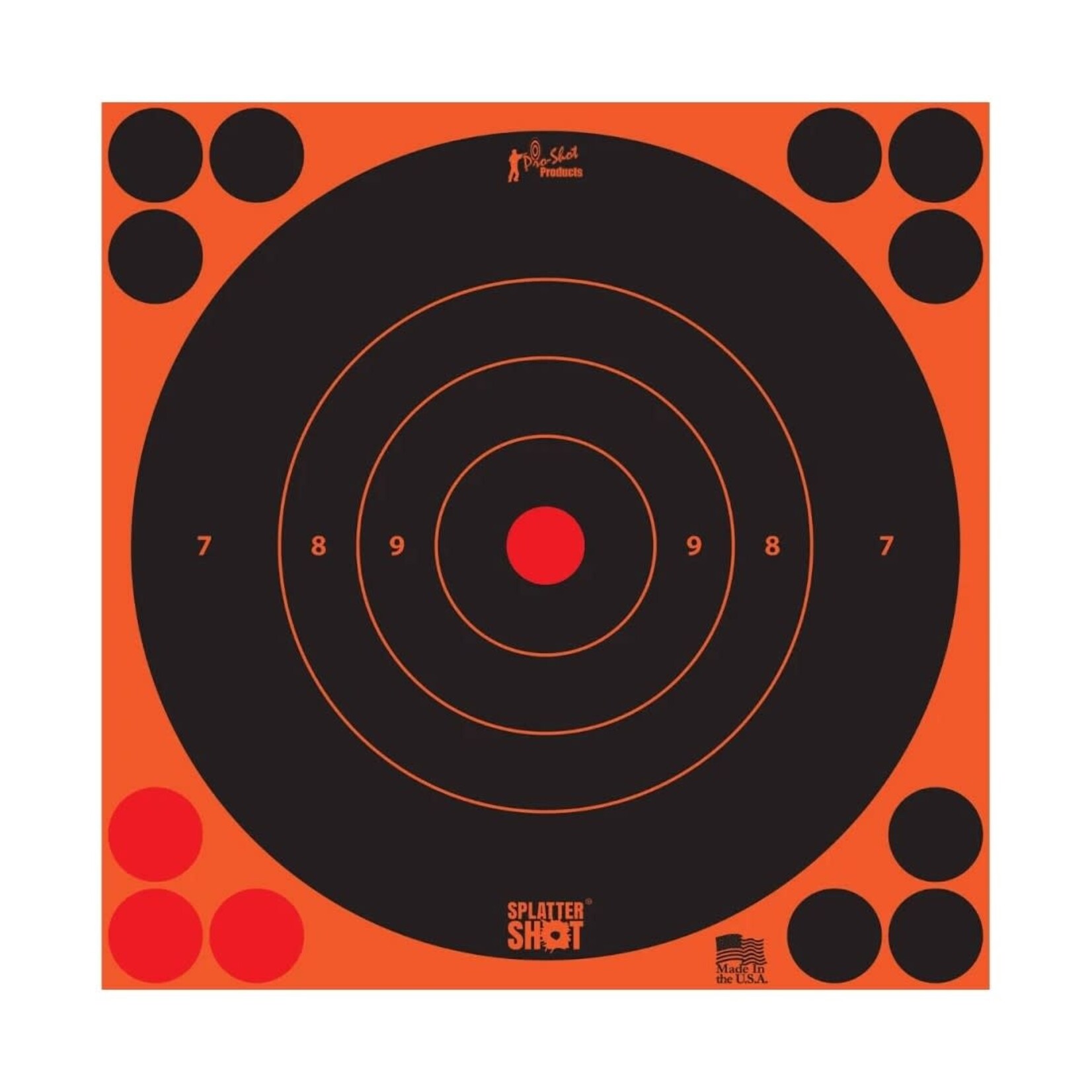 Pro Shot Pro Shot Splater Shot Bullseye Target 8" 6 pk