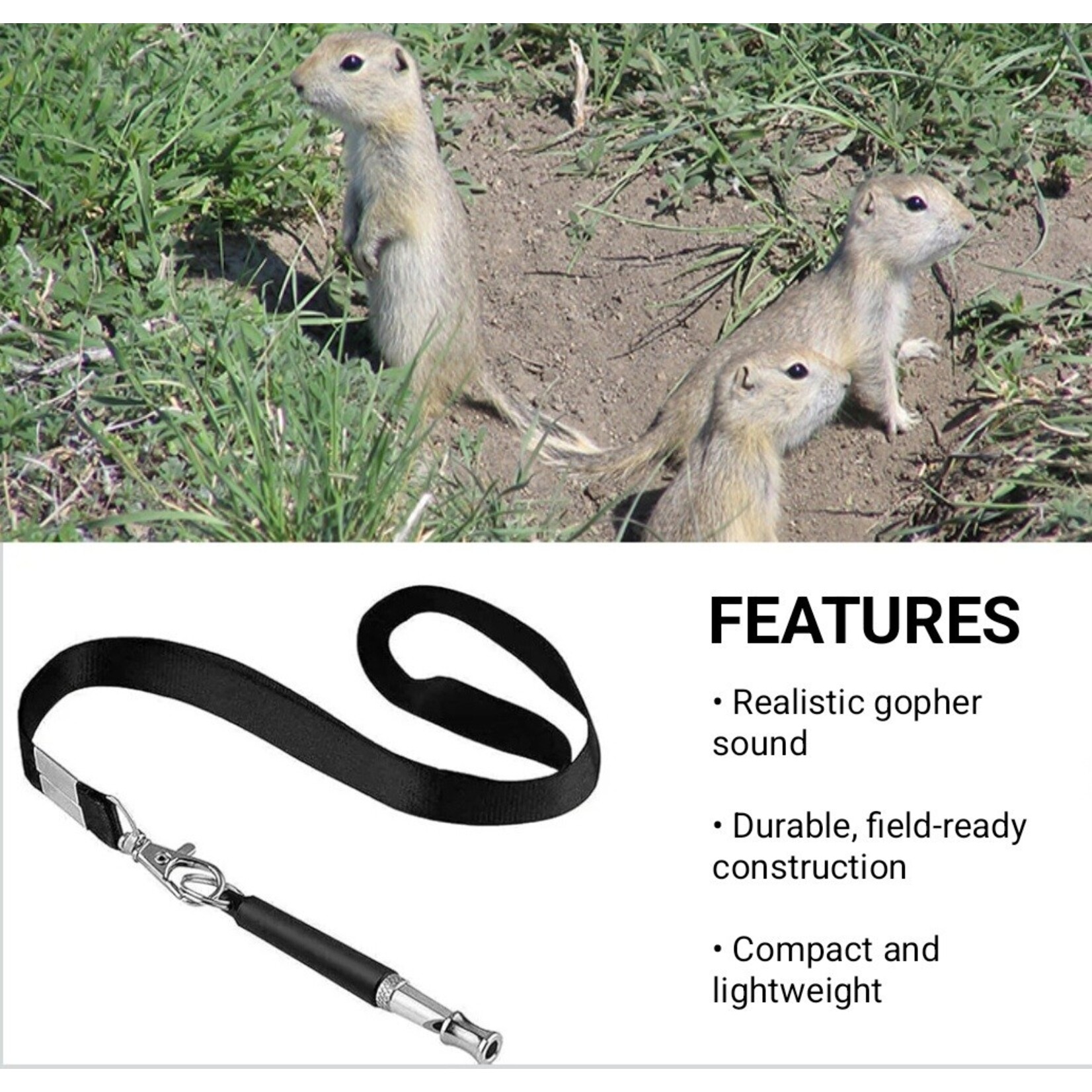 Backcountry Supplies Gopher Call