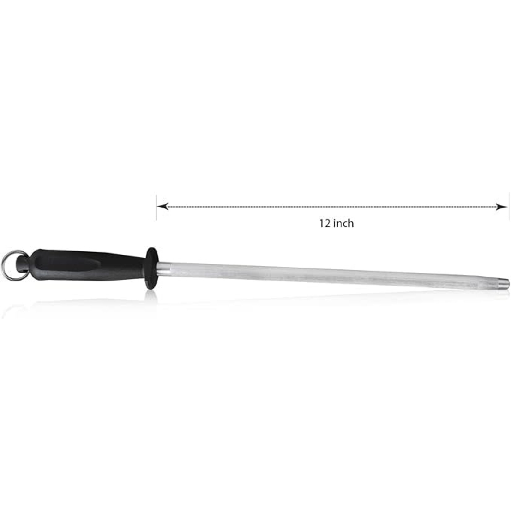 All Win - Houseware Carbon Steel Knife Sharpening Steel 12"
