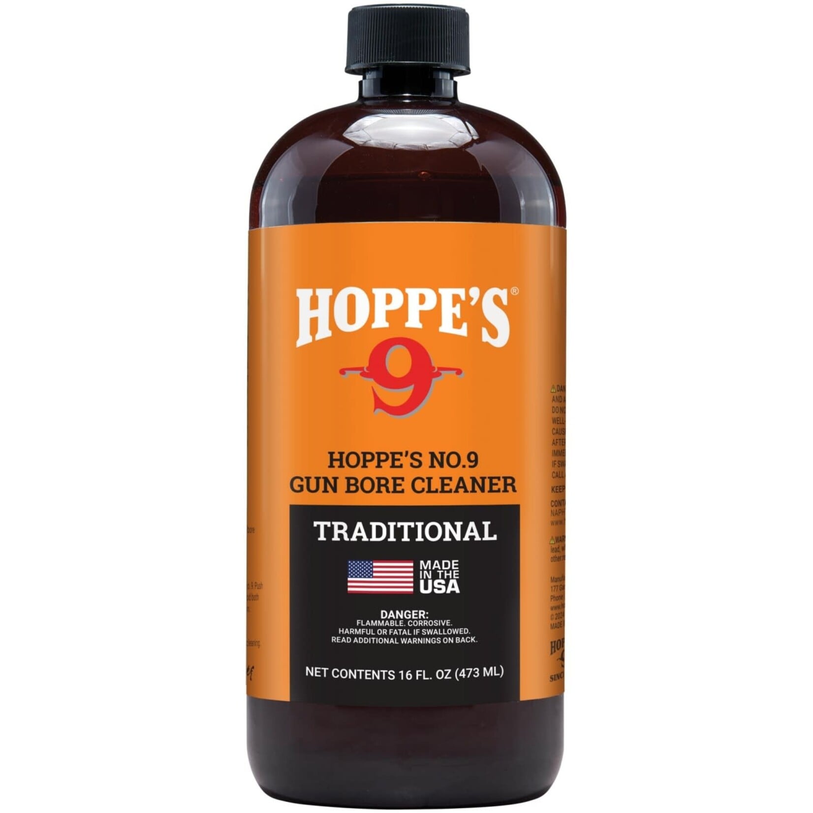 Hoppe's Hoppe's No. 9 Traditional Gun Bore Cleaner Solvent 16 oz.