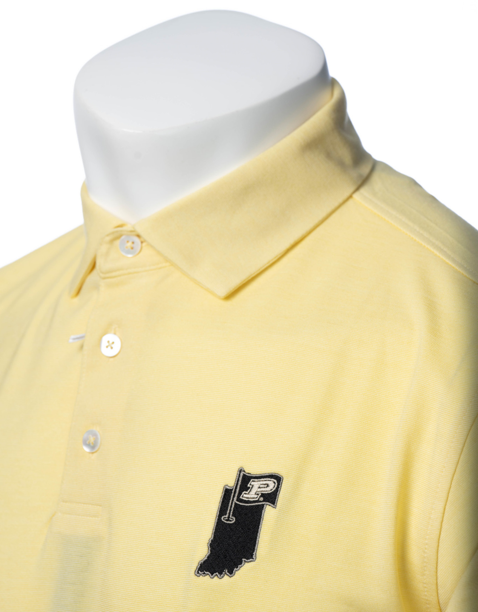 PURDUE COLLECTION PURDUE COLLECTION BUTTER STRIPE POLO