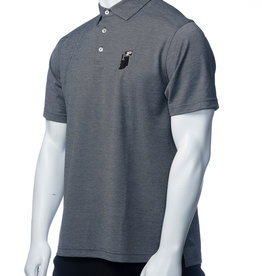 PURDUE GOLF COLLECTION PGC BUTTER STRIPE POLO