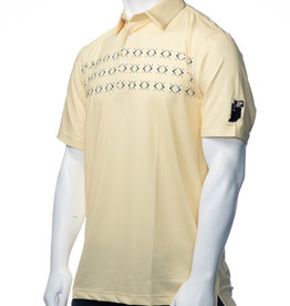 PURDUE GOLF COLLECTION PGC JUSTIN DOT ARGYLE ECOTEC POLO