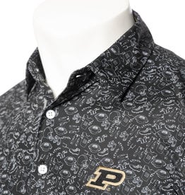 PURDUE COLLECTION PGC GRIDIRON POLO