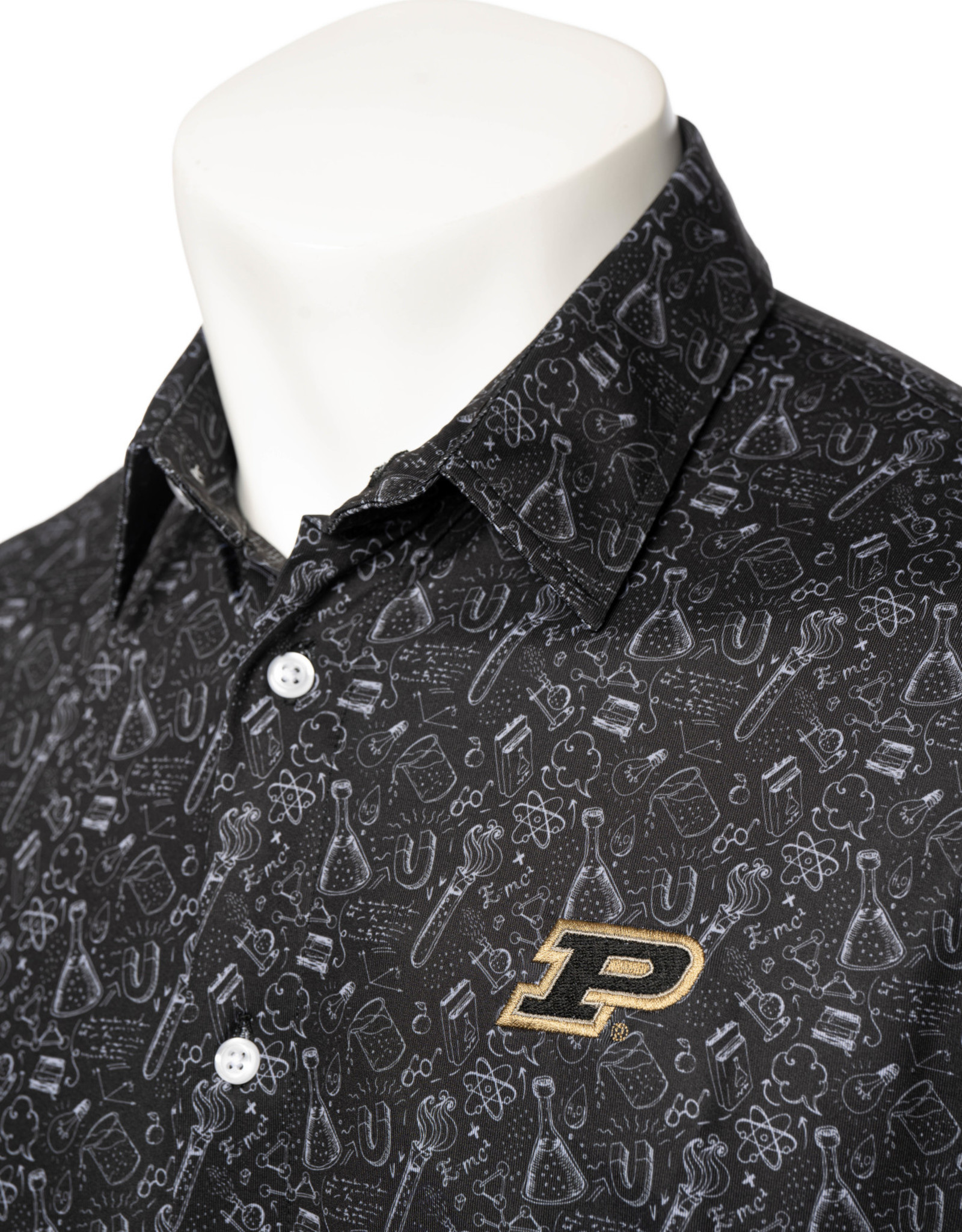 PURDUE GOLF COLLECTION PGC STEM BUTTON DOWN