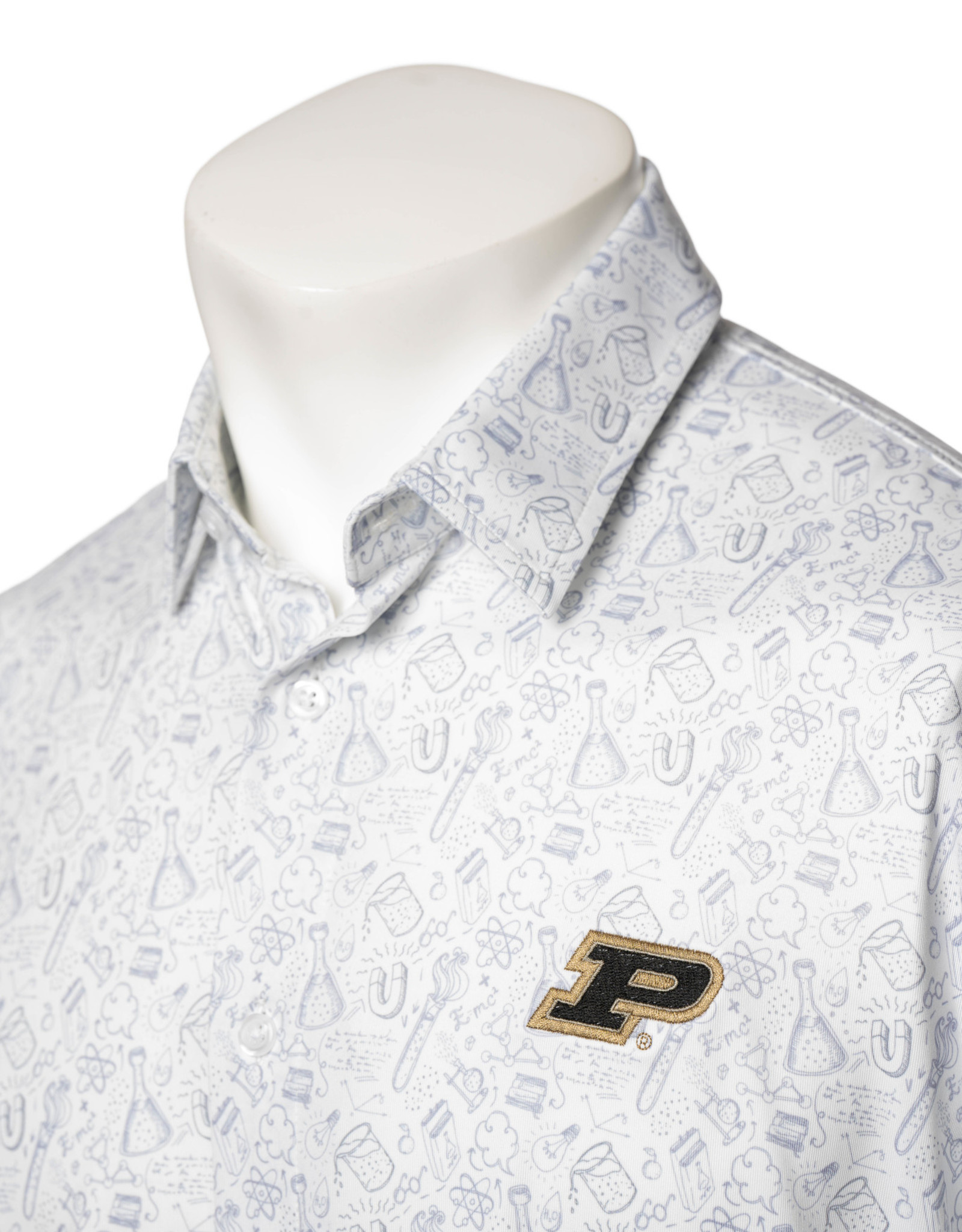 PURDUE GOLF COLLECTION PGC STEM BUTTON DOWN
