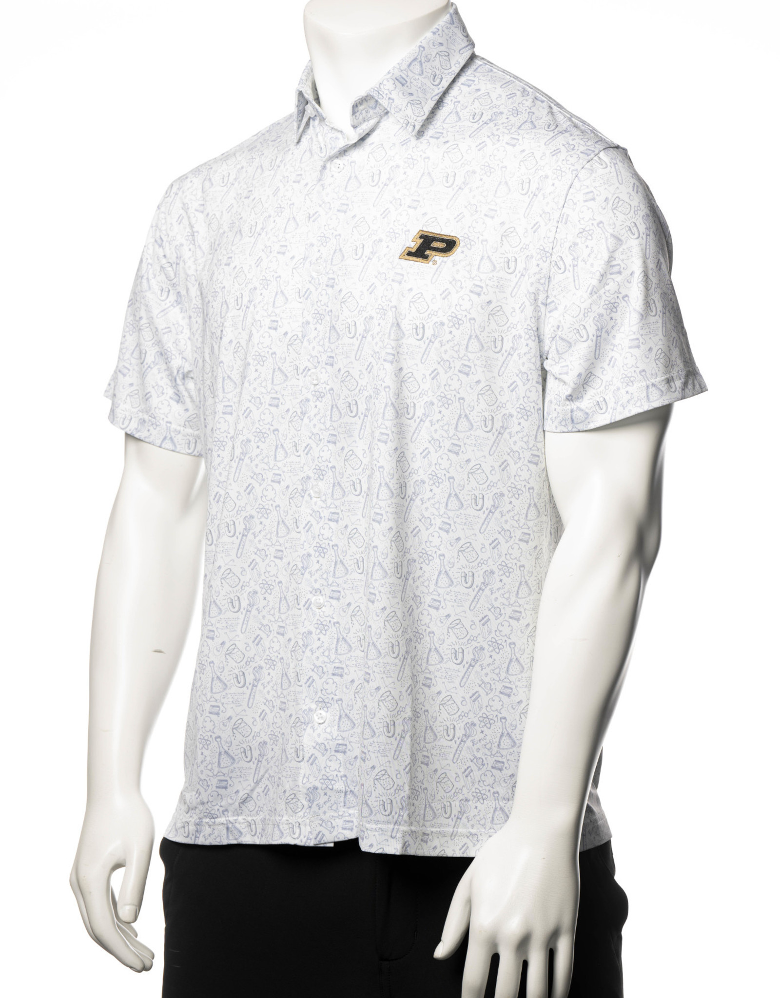 PURDUE GOLF COLLECTION PGC STEM BUTTON DOWN
