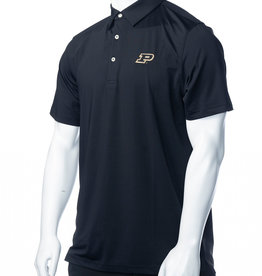 PURDUE GOLF COLLECTION PGC "THE CLASSIC" SOLID ECOTEC POLO