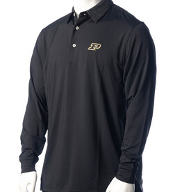 PURDUE COLLECTION PURDUE COLLECTION THE CLASSIC ECOTEC LONG SLEEVE POLO