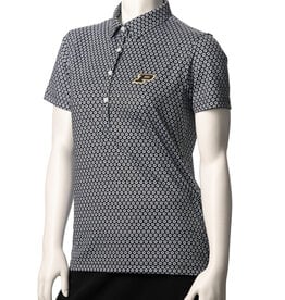 FULL TURN DIRECT PGC WOMENS QB1 PRINT POLO