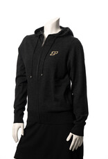 PURDUE GOLF COLLECTION PGC WOMEN'S CHITOWN MERINO WOOL FULL-ZIP HOODIE