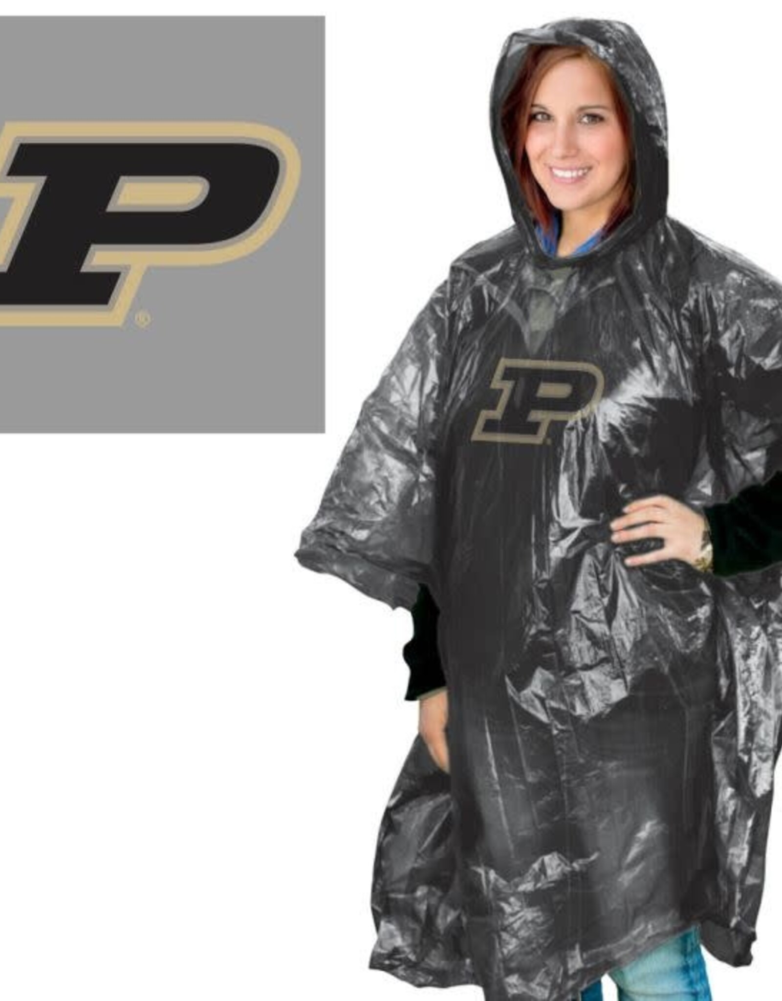 WINCRAFT PURDUE RAIN PONCHO