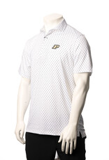 PURDUE GOLF COLLECTION PGC TOUCHDOWN PRINT POLO