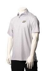 PURDUE GOLF COLLECTION PGC TOUCHDOWN PRINT POLO