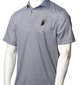 PURDUE GOLF COLLECTION PGC SIENA PRINT POLO