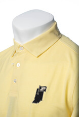 PURDUE GOLF COLLECTION PGC BUTTER STRIPE POLO