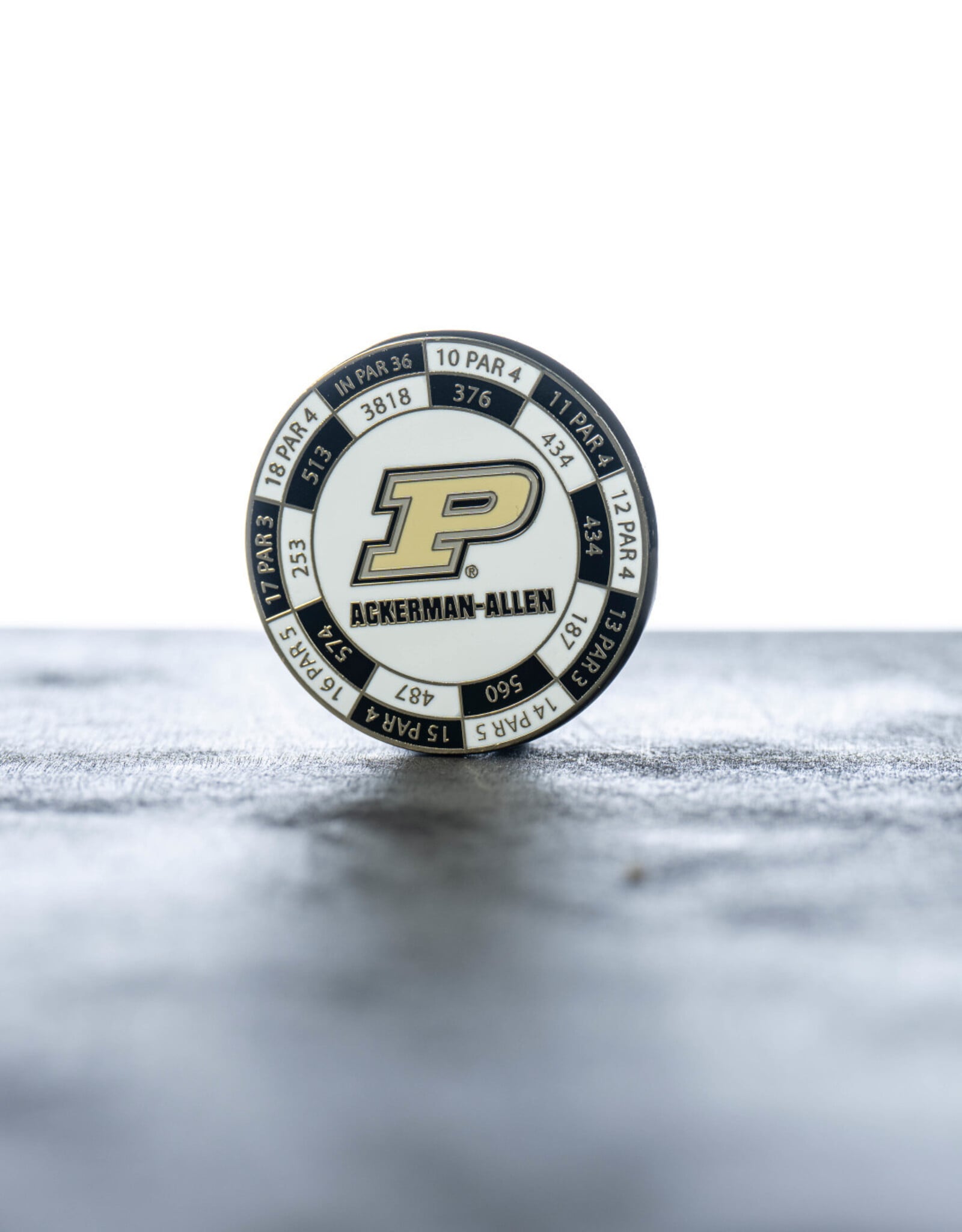 AHEAD COURSE YARDAGE COIN