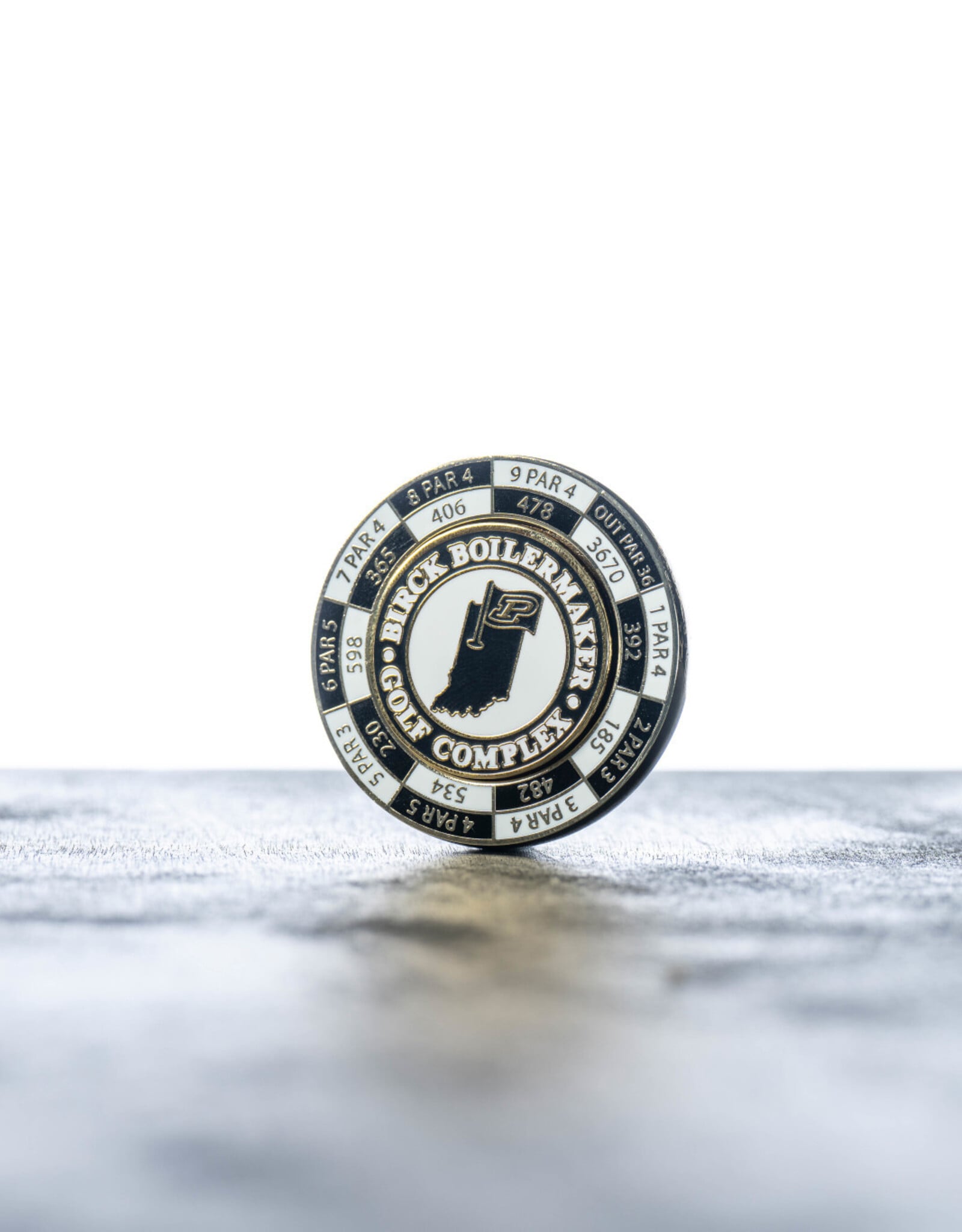 AHEAD COURSE YARDAGE COIN
