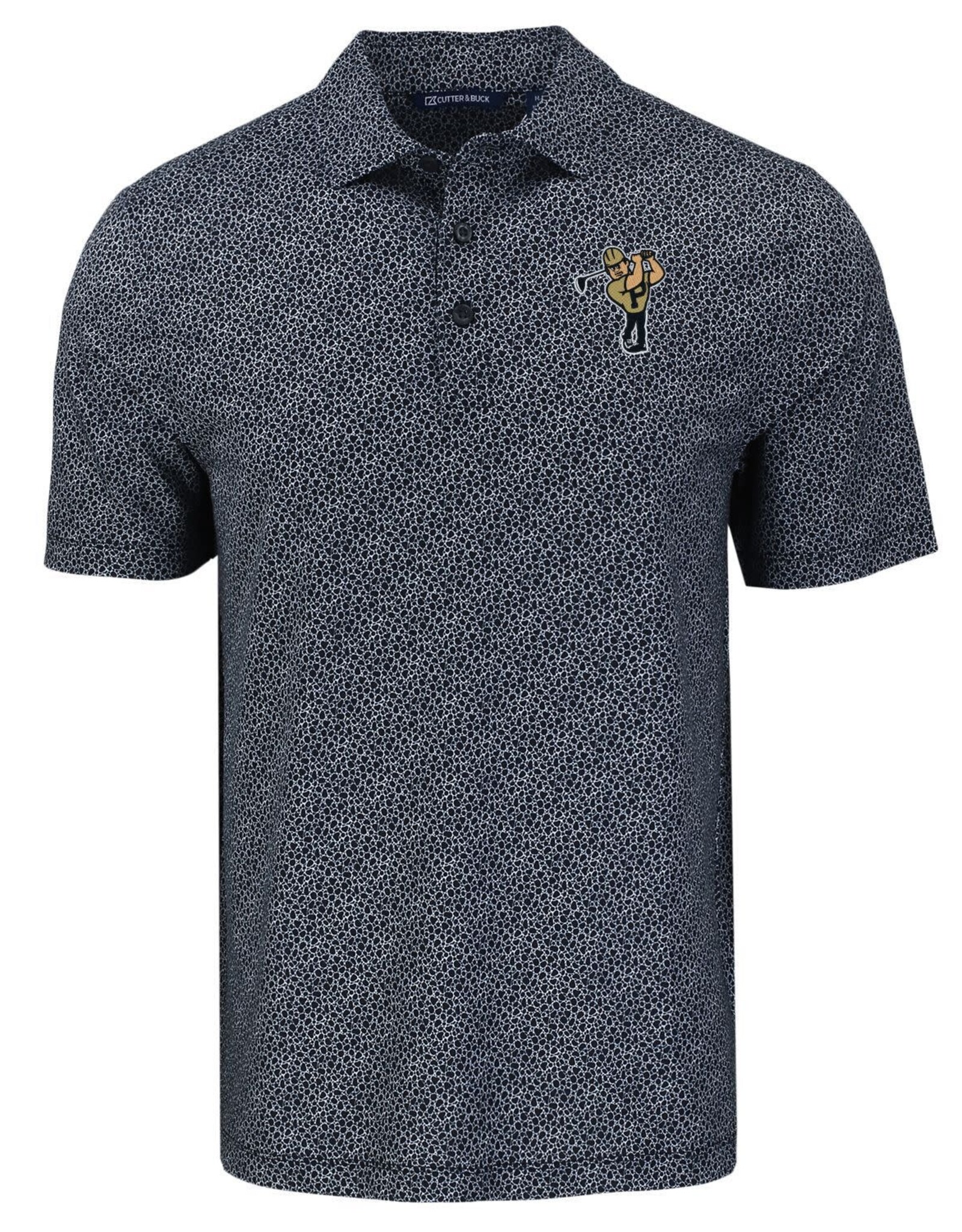 CUTTER & BUCK CB 1304 PIKE ECO PEBBLE PRINT POLO