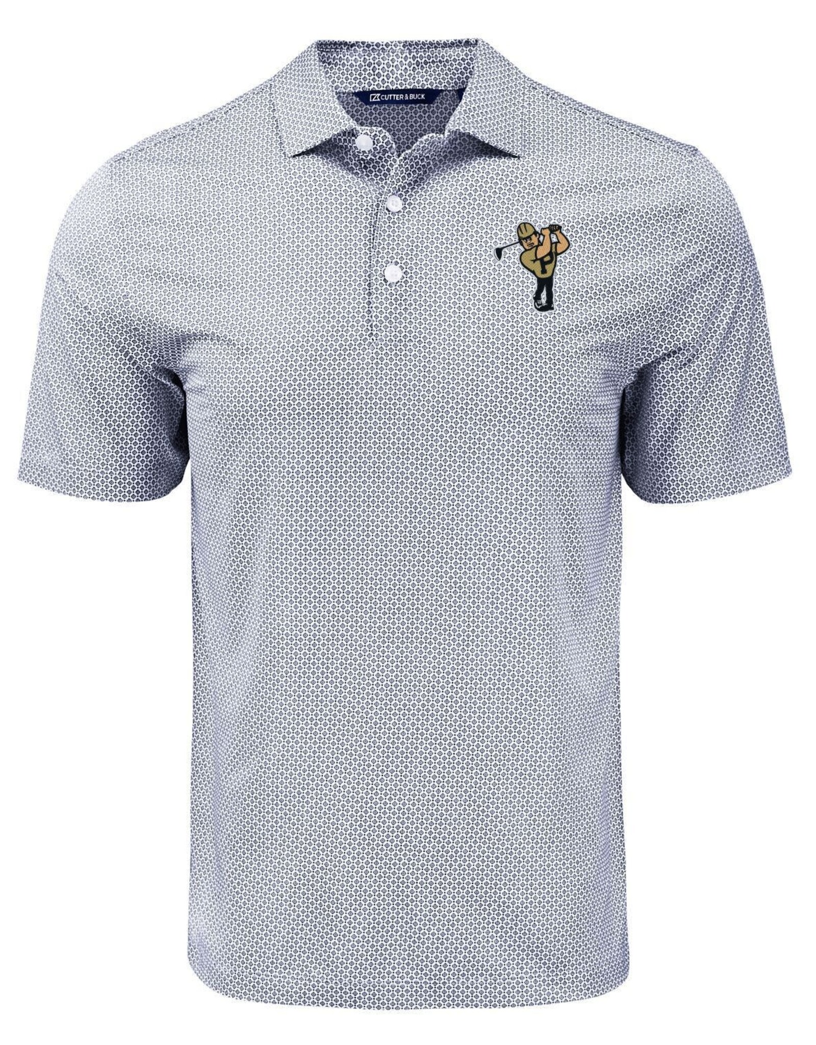 CUTTER & BUCK CB 1343 PIKE DIAMOND DOT PRINT POLO