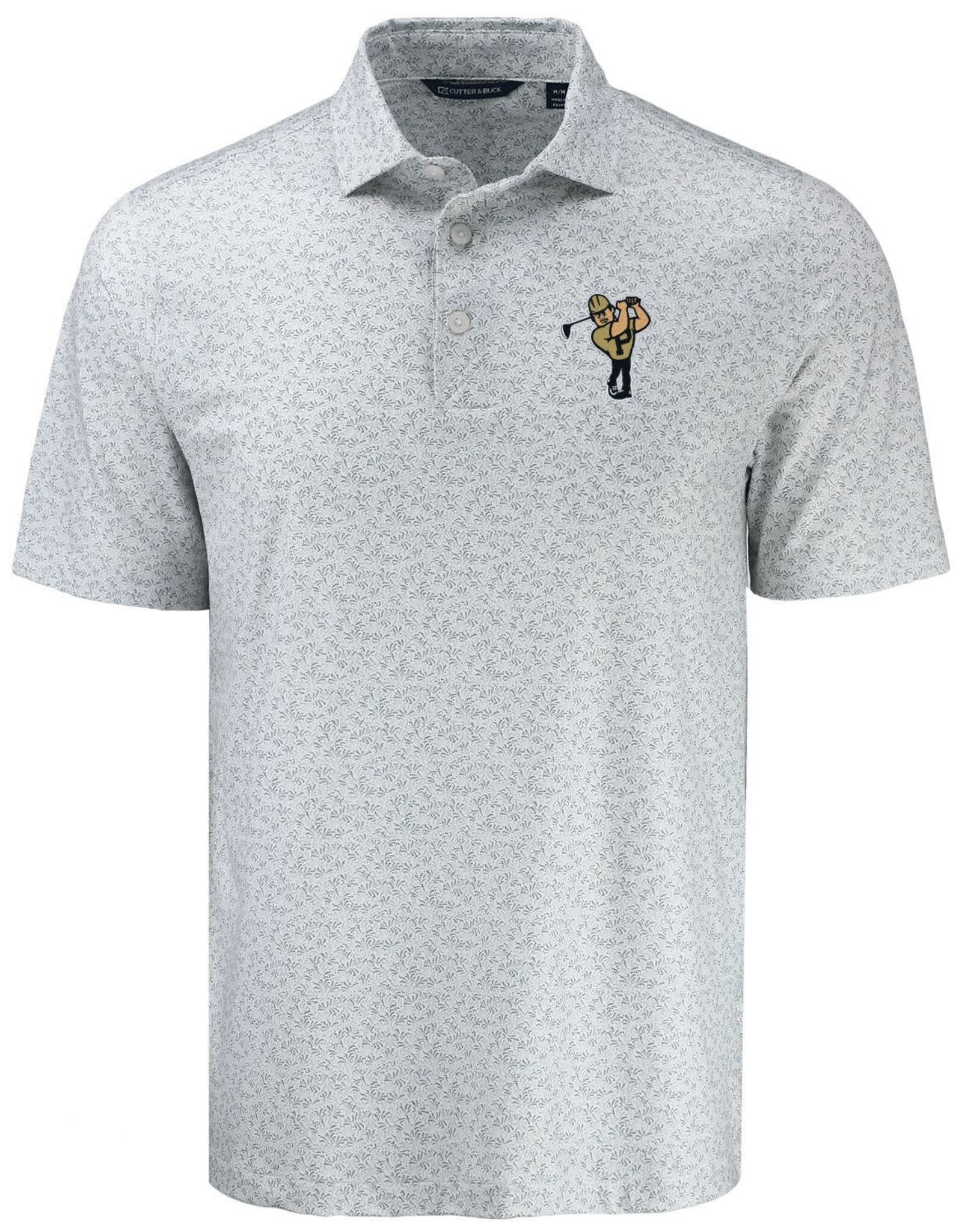 CUTTER & BUCK CB 1391 PIKE FERN PRINT POLO