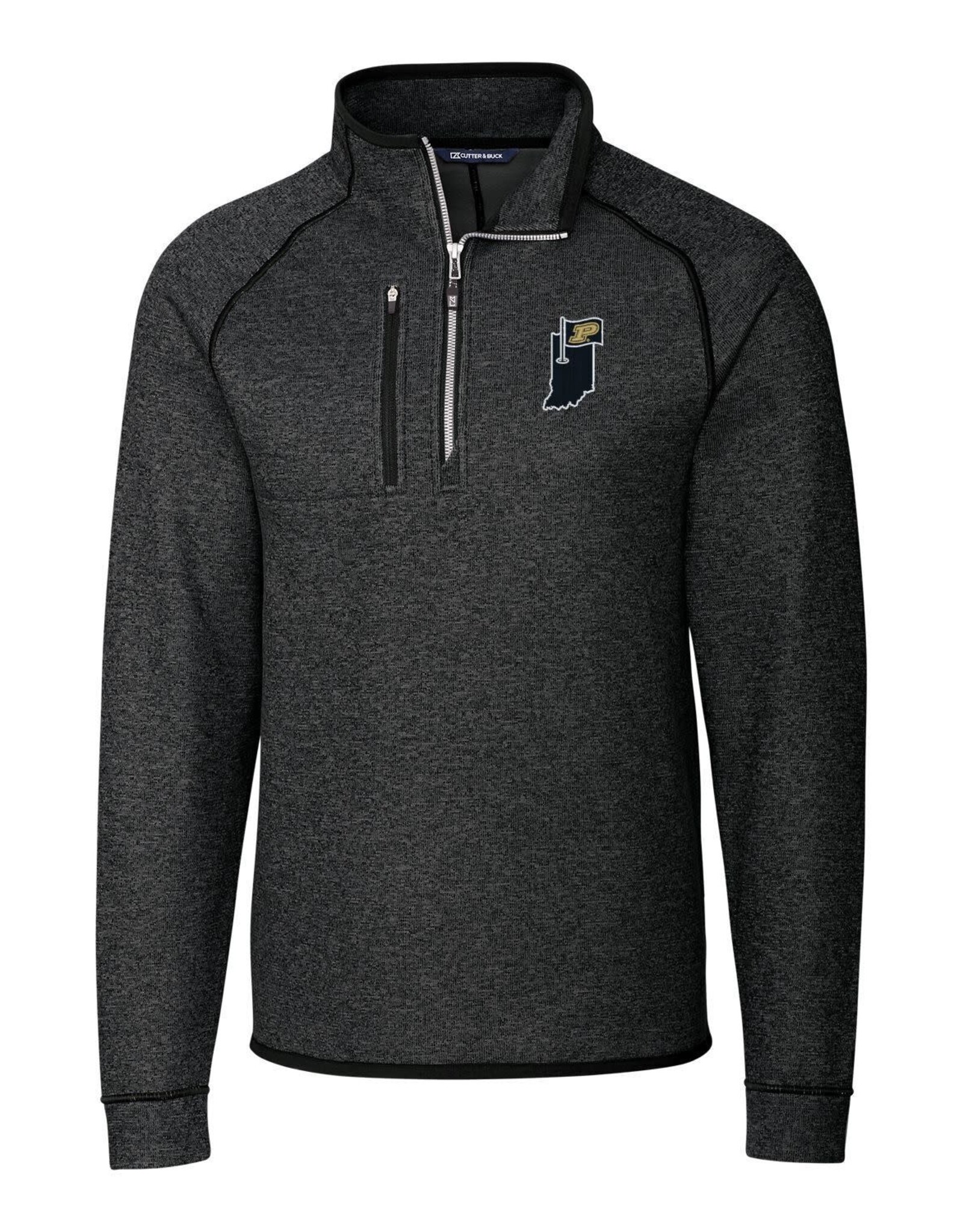 CUTTER & BUCK CB 0049 MAINSAIL KNIT SWEATER 1/2 ZIP