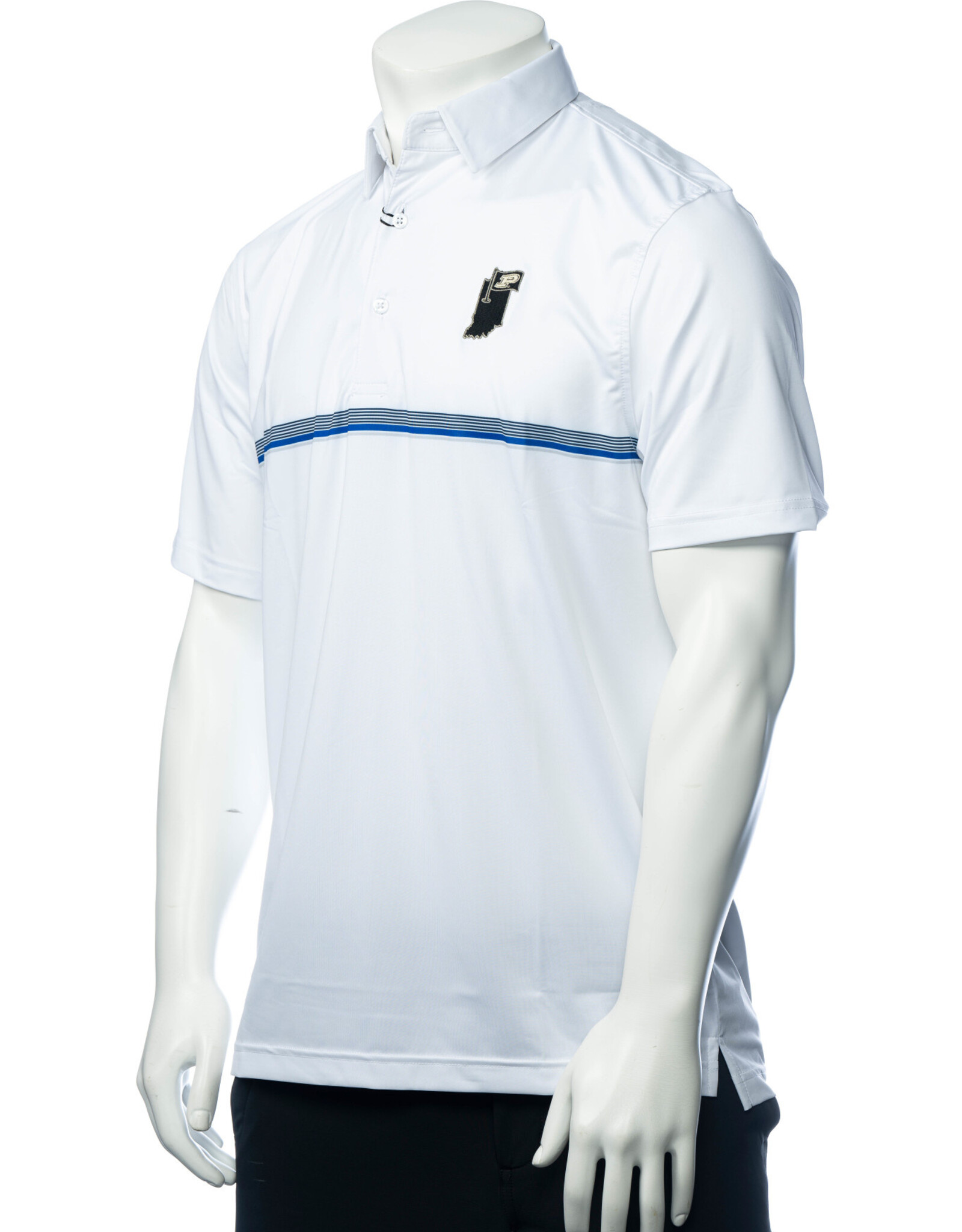 PURDUE GOLF COLLECTION PGC HAMILTON STRIPE POLO